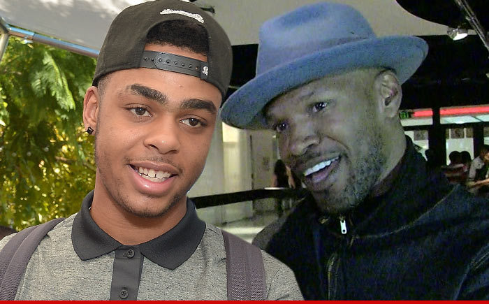 Lakers D'Angelo Russell -- Jamie Foxx Helped Me ... Snag A $5k Bag!!