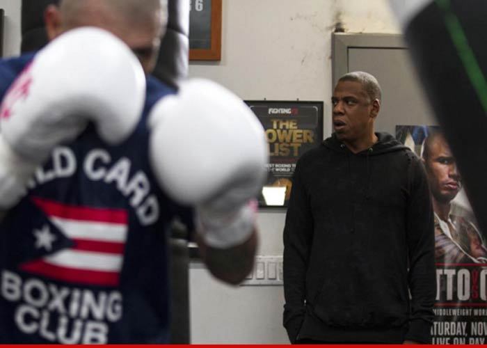 Jay Z Visits Miguel Cotto Training Camp ... Before Huge Fight