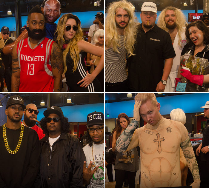TMZ's Halloween Pics -- Khloe & Lamar, Bunny Ranch Babes and NWA X 2!