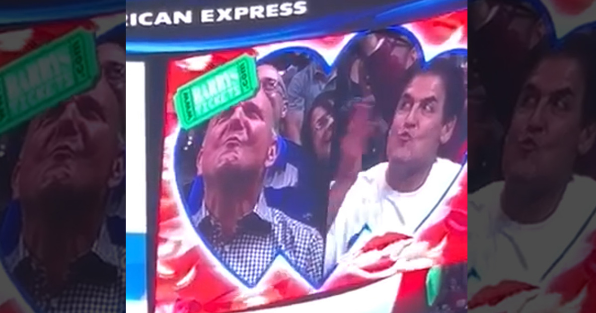 Mark Cuban -- Kiss (Cam) and Make Up ... with Steve Ballmer
