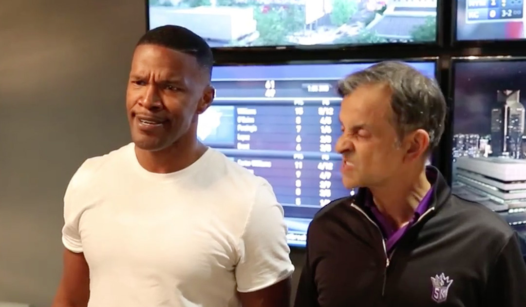 Jamie Foxx Nails PERFECT LeBron Impression ... For NBA Owner (VIDEO)