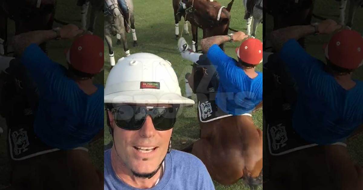 Vanilla Ice's Co-Star Bucked From Horse During Polo Lesson (Video)