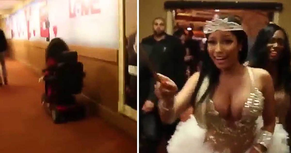 Nicki Minaj -- Wands a Wheelchair-Bound Person to Walk