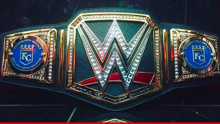 WWE -- Sends Championship Belt ... to KC Royals