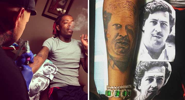 Rich Homie Quan -- Gets New Ink for Love of 'Narcos' ... Or Just Cocaine (PHOTO)