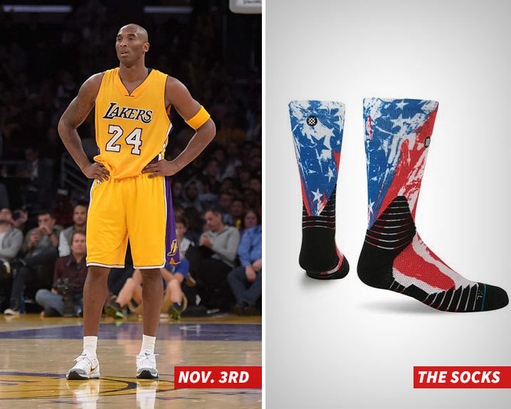 Kobe Bryant -- Turns Down NBA Military Socks ... Here's Why