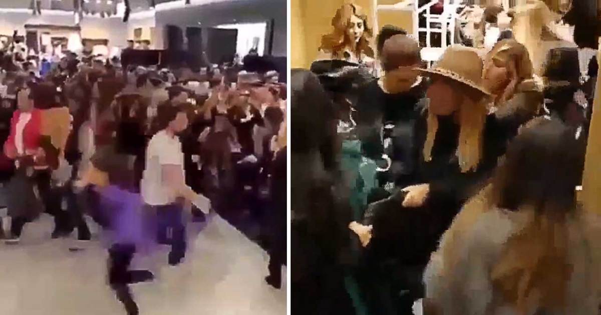 Kendall Jenner & Gigi Hadid -- Balmain Fans RIOT!! After Models Hype Line (VIDEO)