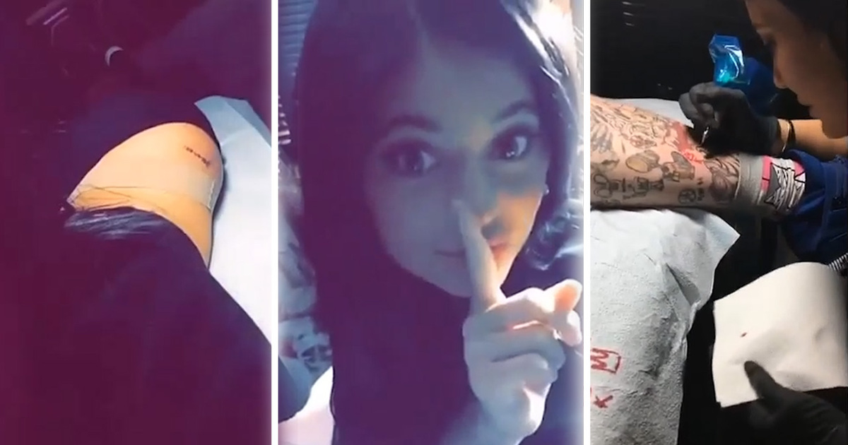 Kylie Jenner -- Takes Aim with Tattoo Gun ... Major Health Dept. Violation (VIDEO)