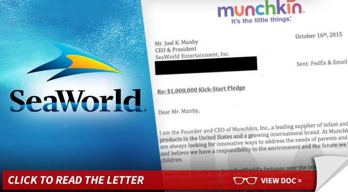 SeaWorld -- Toy Co. Pledges $1 Million to Free 'Blackfish' Star Tilikum