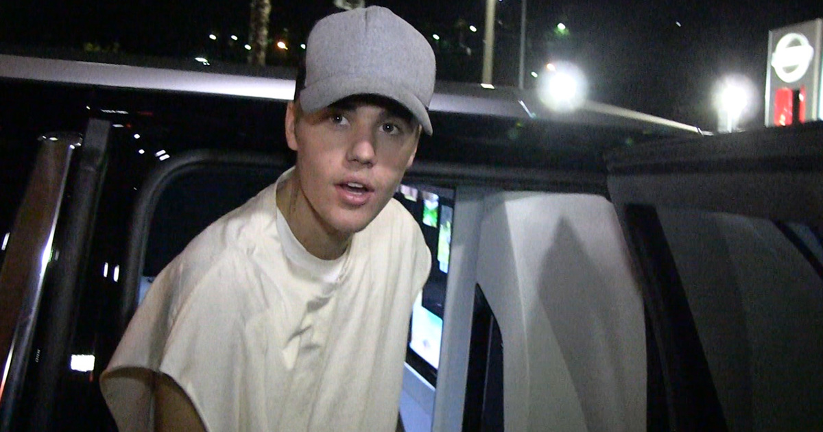Justin Bieber -- Yes, I Hit the Bottle Tonight ... But Just ONE (VIDEO)