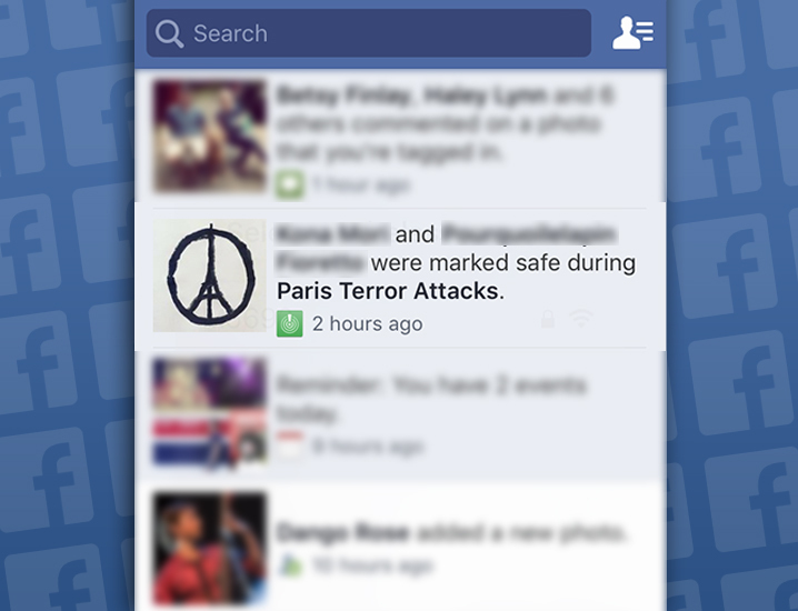 Paris Attacks -- Facebook Activates 'Safety Check'