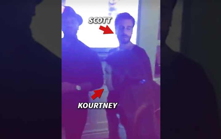 Scott Disick & Kourtney -- Together Again At Star-Studded Party (VIDEO)