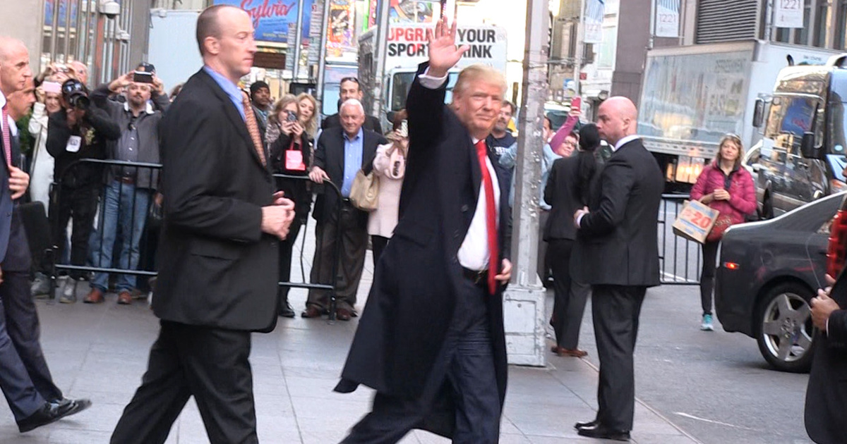 Donald Trump -- My Security Team Is YUGE! (VIDEO)