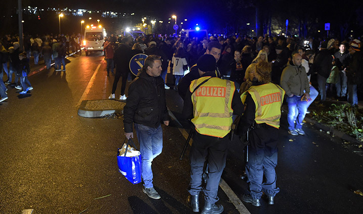Germany vs. Netherlands -- STADIUM EVACUATED ... Game Cancelled