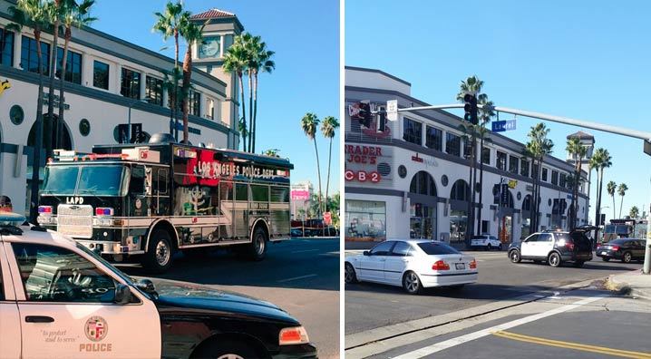 Hollywood Bomb Scare Shuts Down Sunset Strip