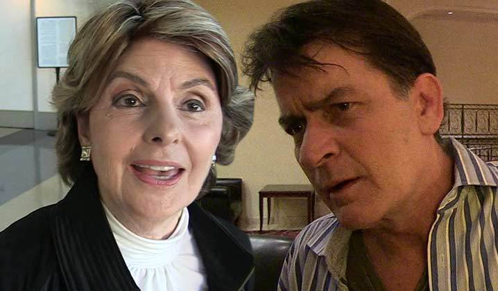 Charlie Sheen -- Gloria Allred Now in the Game ... Repping Women