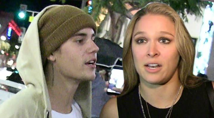 Justin Bieber -- Apologizes to Ronda Rousey ... Then Disses Her