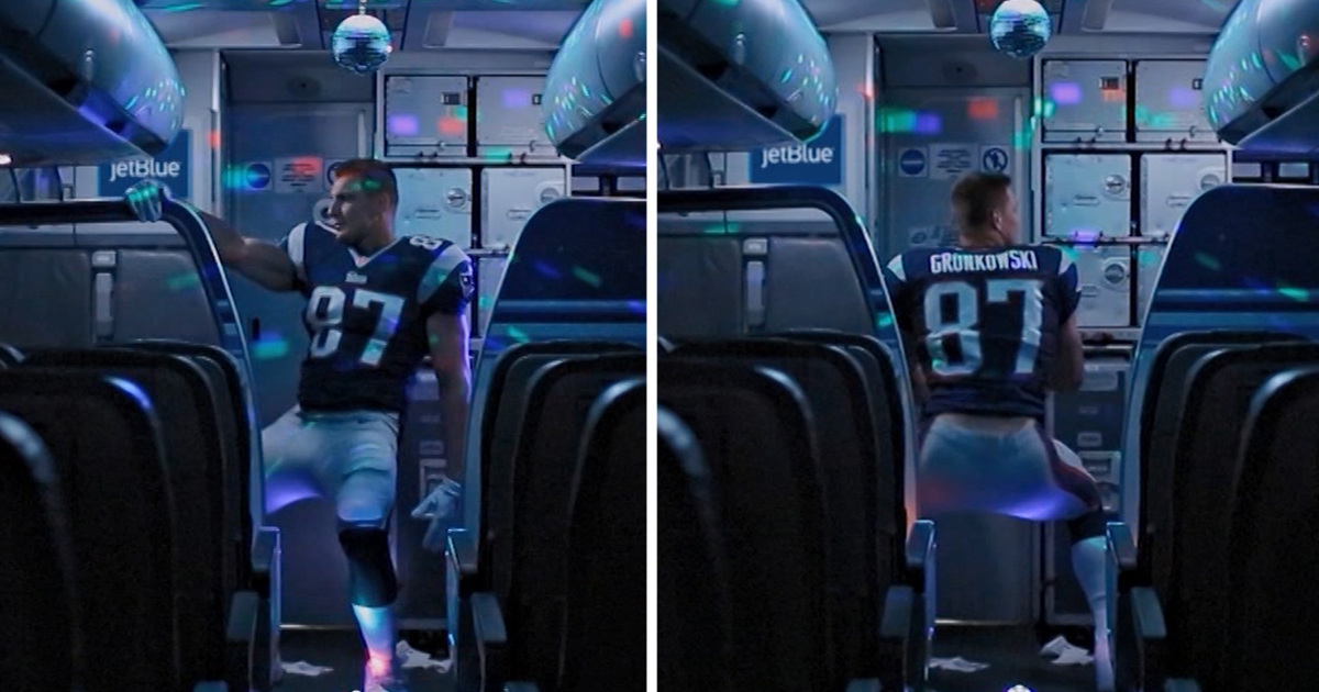 Rob Gronkowski -- Worst Flight Attendant Ever (Funny Video)