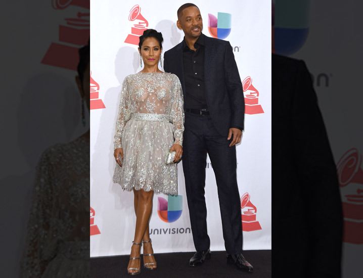 Jada Pinkett Smith Gets No Support at Latin Grammys ... Will Smith Loves It (PHOTO)