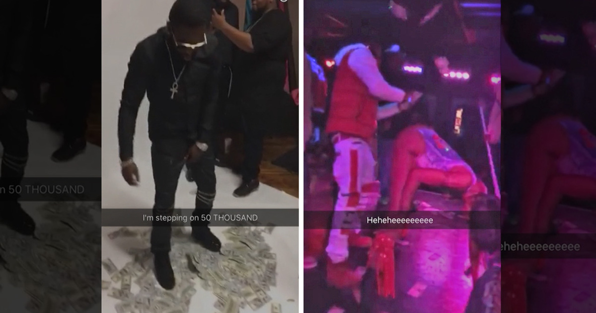 Adrien Broner -- I'll Take My $50k In Hundreds ... Rips Up $20s