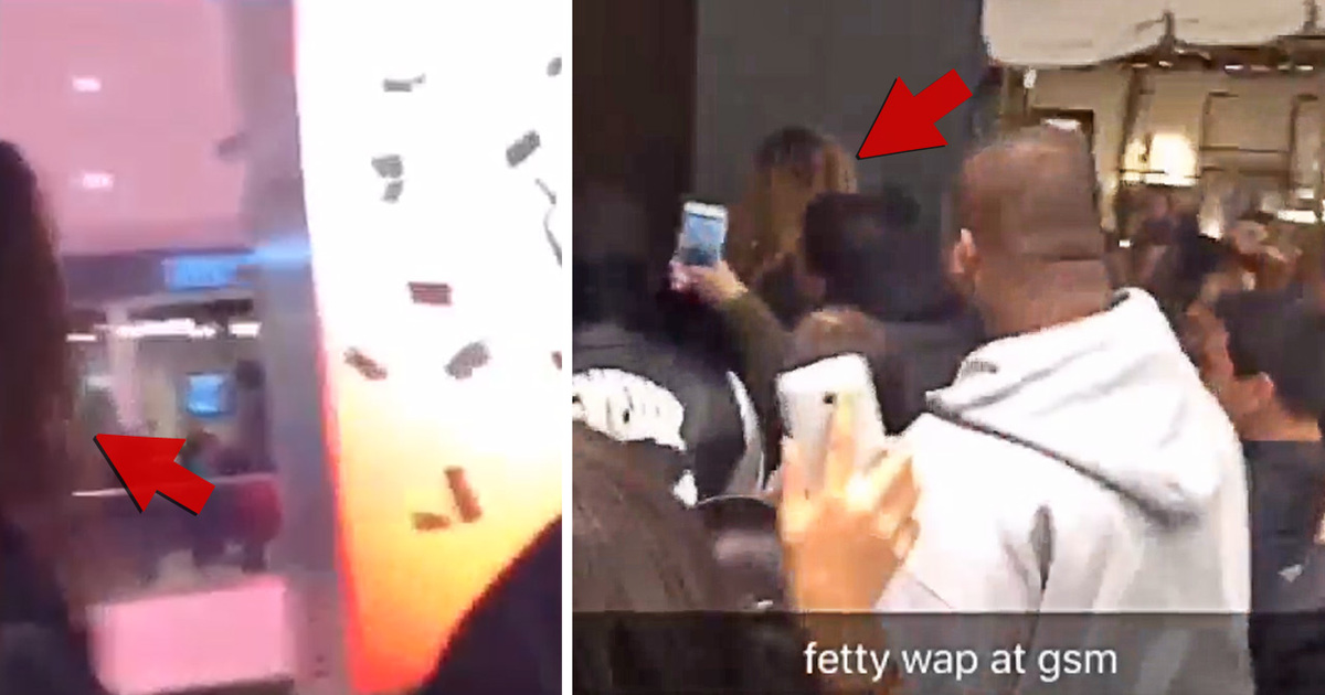 Fetty Wap -- Makes it Rain in the Mall
