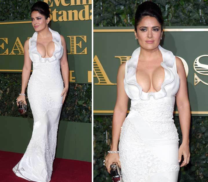 Salma Hayek -- Forget the AMAs ... She Wins the Golden Globes!!! (PHOTO)