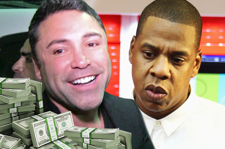 Jay Z -- Pays $100k Bet ... After Losing to De La Hoya