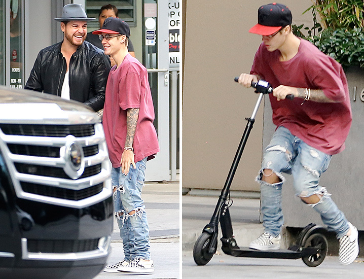 Justin Bieber -- Sorry Everyone ... I Just Had to Scoot (PHOTO)