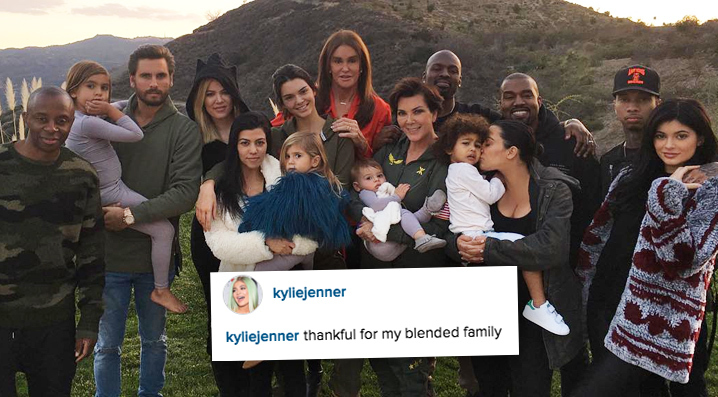 Kardashian/Jenner Family -- Good 'Blend' for Thanksgiving