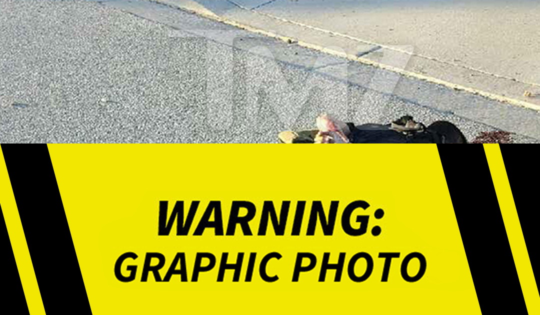San Bernardino Shooter Syed Farook -- Moments After Final Gun Battle (PHOTO)