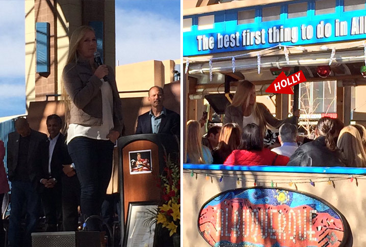 Holly Holm ... Holmcoming Parade For The Champ