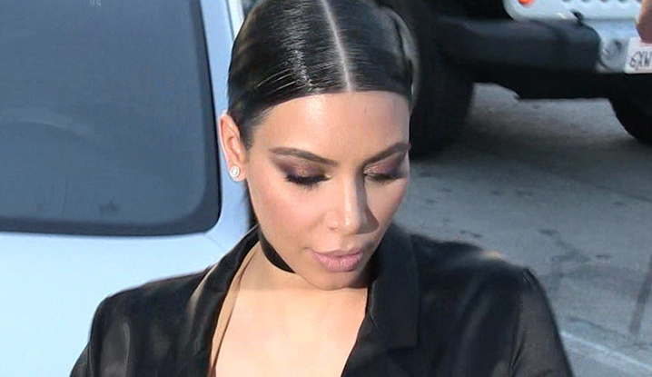 Kim Kardashian -- Long, Painful Birth ... This Placenta's Killing Me