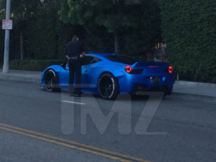 Justin Bieber -- Busted for Chirping Out His Ferrari (PHOTO & VIDEO)