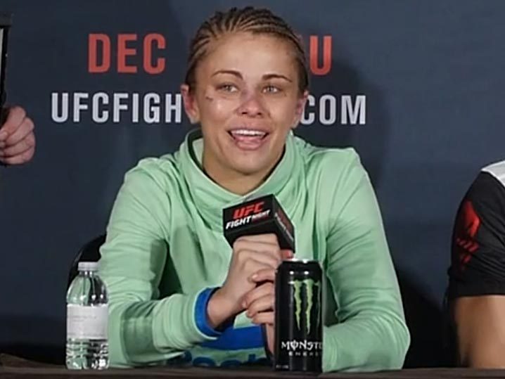 Paige VanZant -- Bloody, Bruised, Smiling ... After 1st UFC Loss