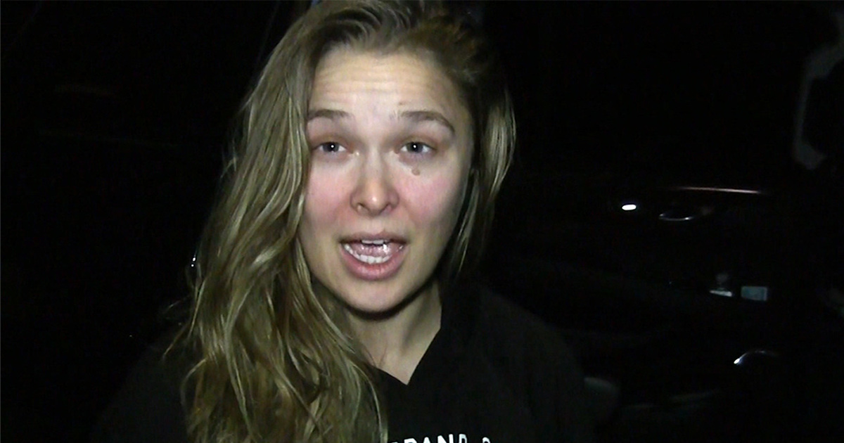 Ronda Rousey -- So Freakin' Sad ... But Still Honoring America (VIDEO)