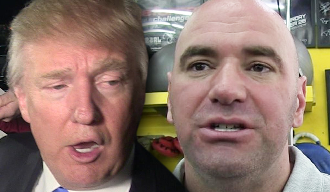 Donald Trump -- Thanks For The Endorsement Dana ... I'll Be Watching UFC Tonight