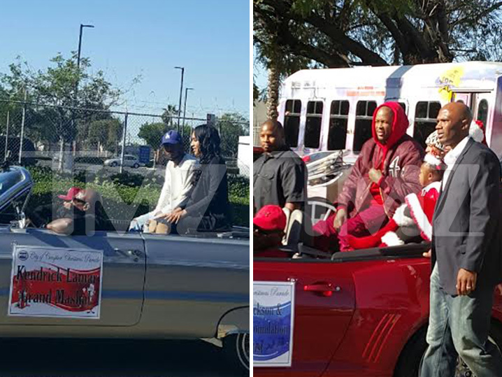 Kendrick Lamar & YG -- Cruisin' Through Compton ... For Xmas Parade