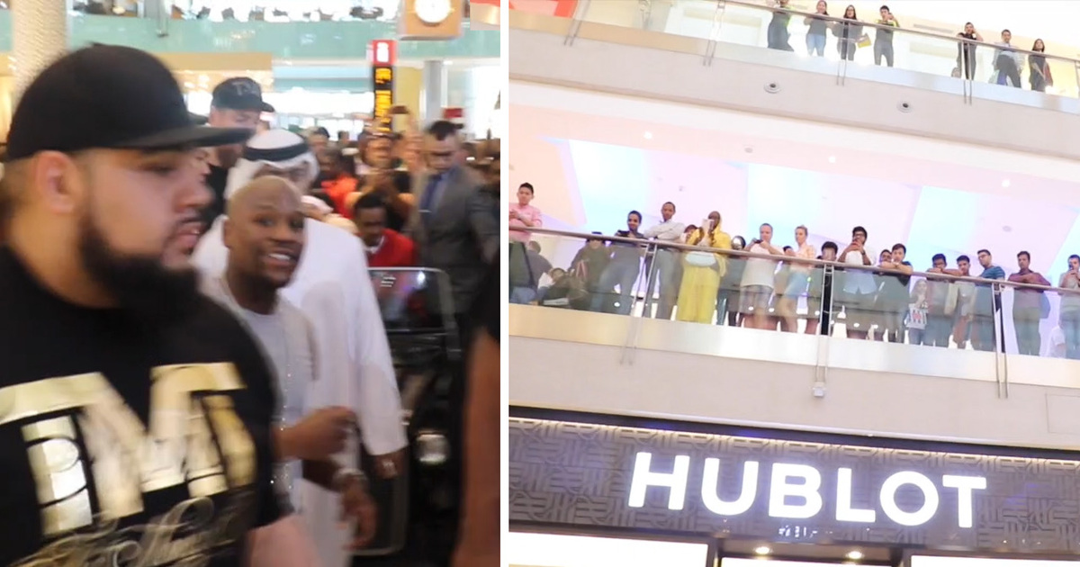 Floyd Mayweather -- Crazy Mall Footage ... From $1 Million Shopping Spree