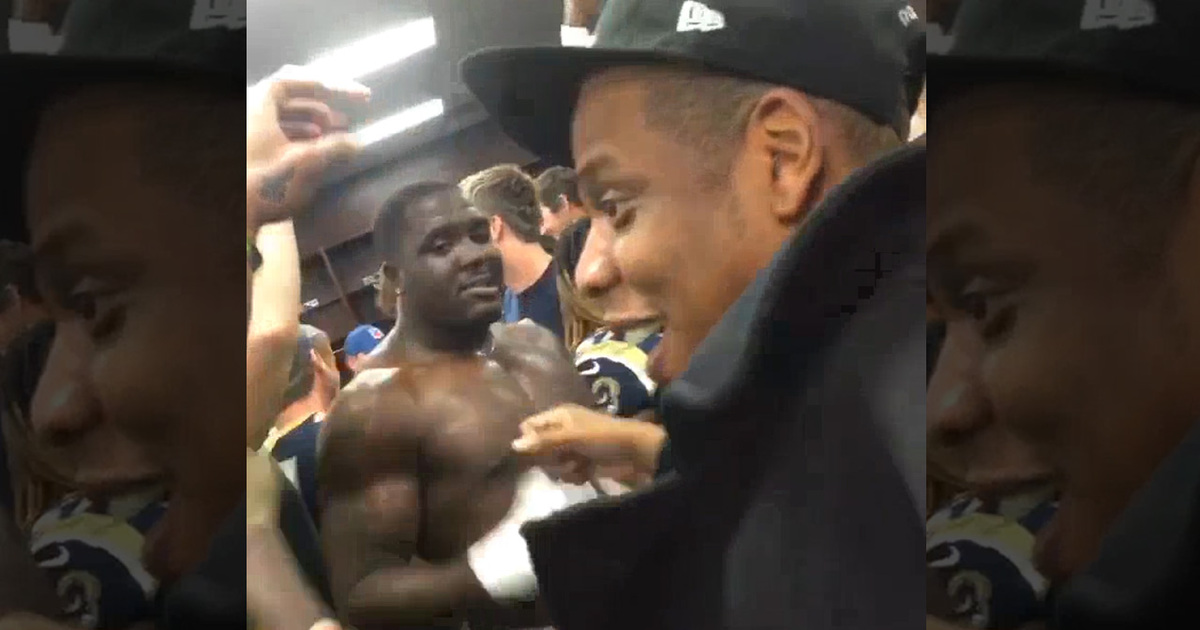 Jay Z -- 'BREAK US DOWN HOV' ... Joins Rams Locker Room Celebration