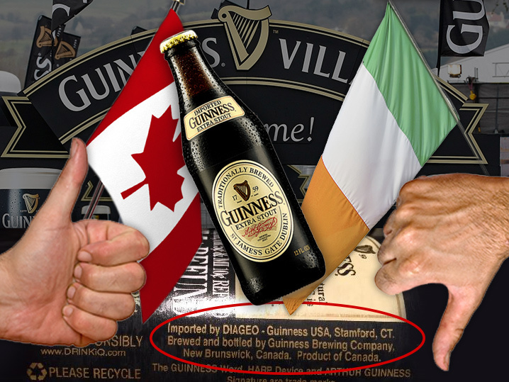Guinness Beer -- Sued By Angry Customer ... This Stuff's Made In Canada