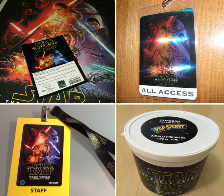 'Star Wars: The Force Awakens' -- Premiere Swag Up for Grabs on eBay (PHOTOS)