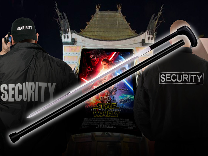 'Star Wars' Premiere -- Man Busted Bringing Knife to a Lightsaber Fight