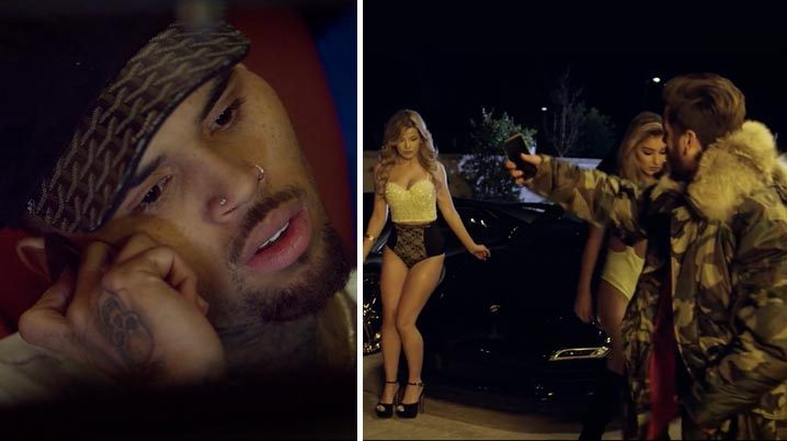 Scott Disick -- Hey Chris Brown ... I Need Help Banging These Chicks (VIDEO)