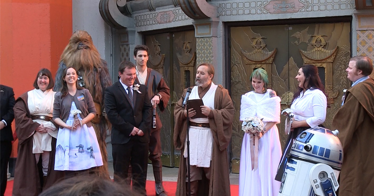 'Star Wars' Wedding -- It's a Trap! (VIDEO)