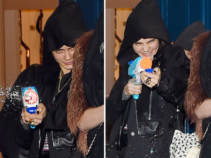 Cara Delevingne -- Not the Greatest Move, Right?