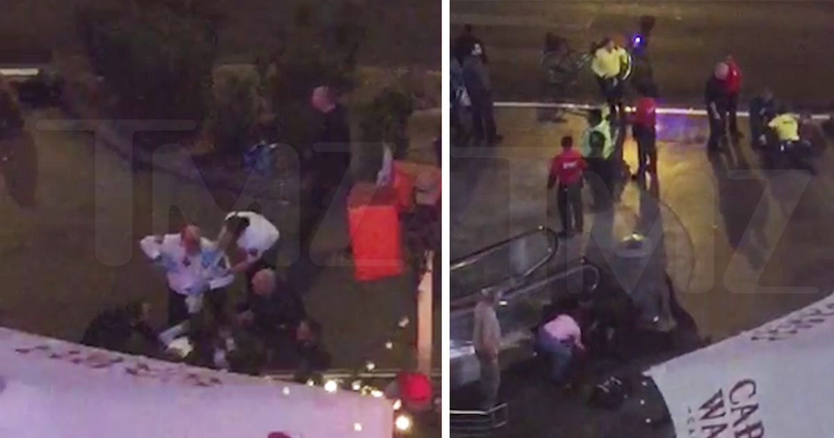 Vegas Strip Crash -- VIDEO Seconds After Impact