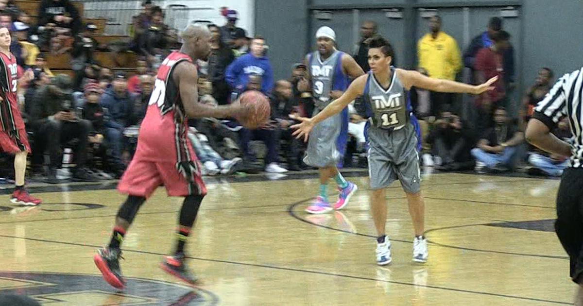'Basketball Wives' Star -- Balls Up Floyd Mayweather ... In Celeb Hoops Game