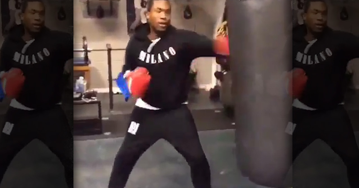 Meek Mill -- Boxing Training ... For Jail?