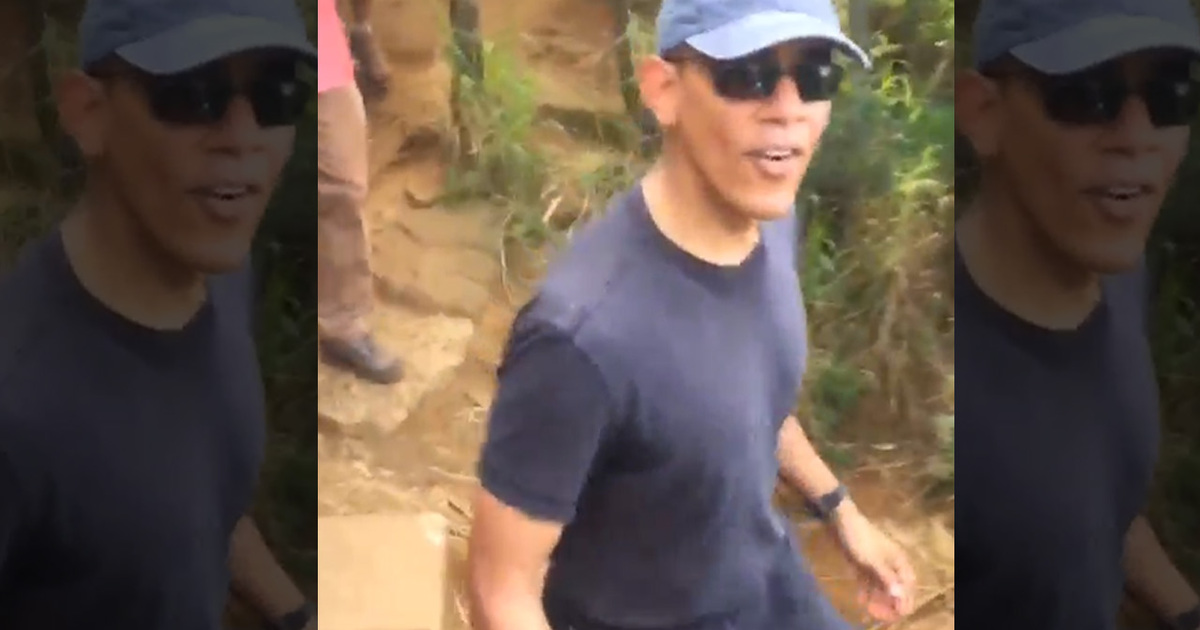 Barack Obama -- Trail Blazer ... Hiker Begs Prez for Legal Weed (VIDEO)