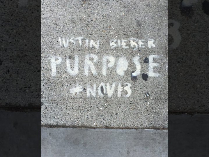 Justin Bieber -- San Francisco Demands Answers ... Who Graffitied Our Town?